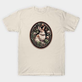 Storybook Bunny Embroidered Patch T-Shirt